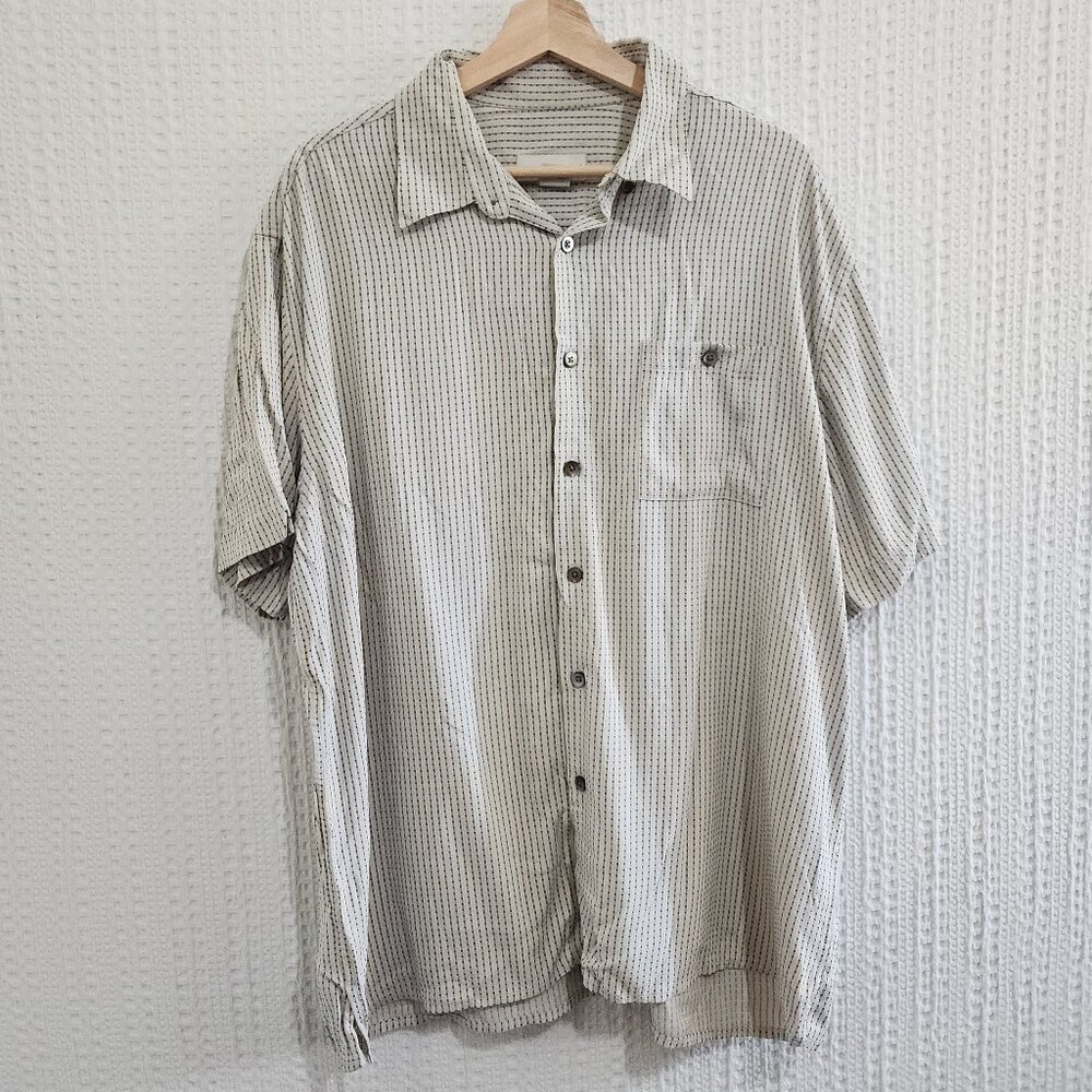 Pronto Uomo Men's Textured Button Down Dress Shirt Size XXL